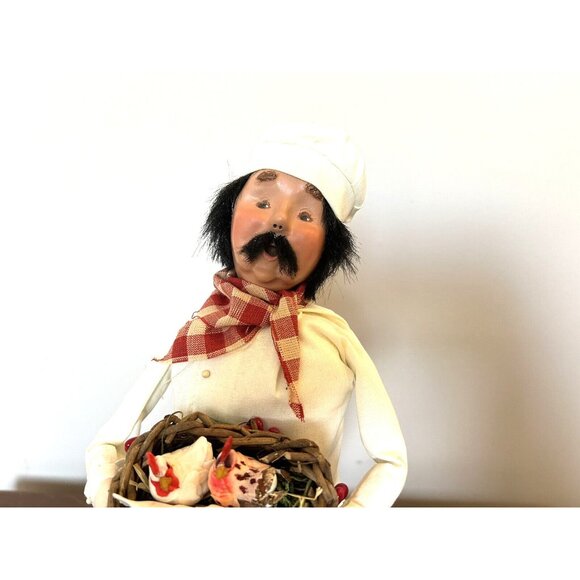 Byers Choice Caroler Three 3 French Hens 12 Days Of Christmas 13” Signed w/Box - Picture 5 of 15